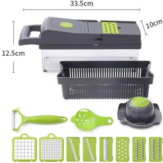 14 In 1 Multi-purpose Kitchen Vegetable And Fruit Dicing Processor Potato Carrot Peeler Kitchen Accessories Vegetable Slicer