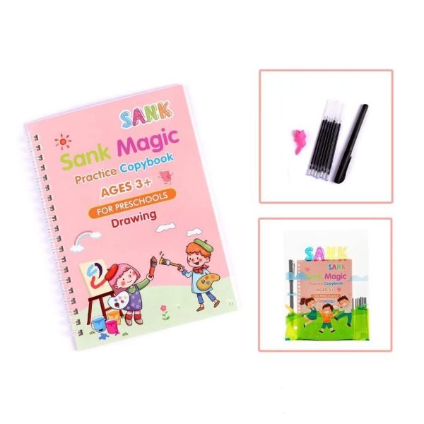 (Set of 4) Sank Magic Book for Kids