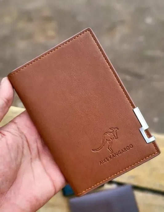 Mini Long Leather Kangroo Wallet
