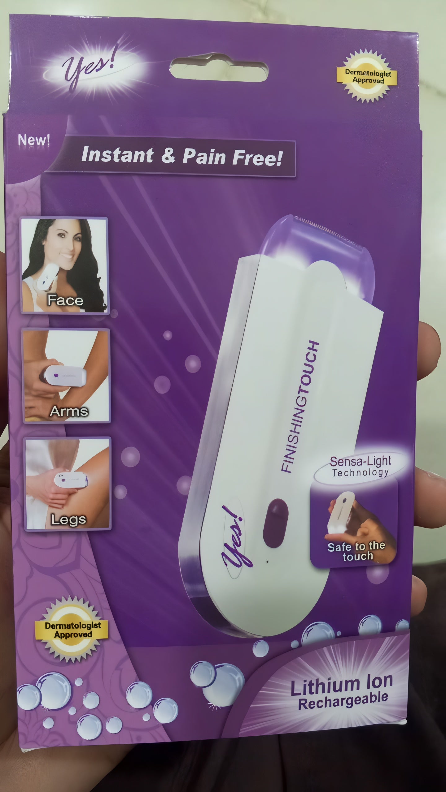 Women’s Electric Hair Remover with Advanced Sensa-Light Technology