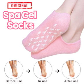 1 Pair Reusable Silicone Gel Socks