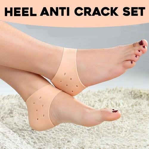Half Heel Pain Anti Crack Silicone Set Anti Crack For Pain Relief