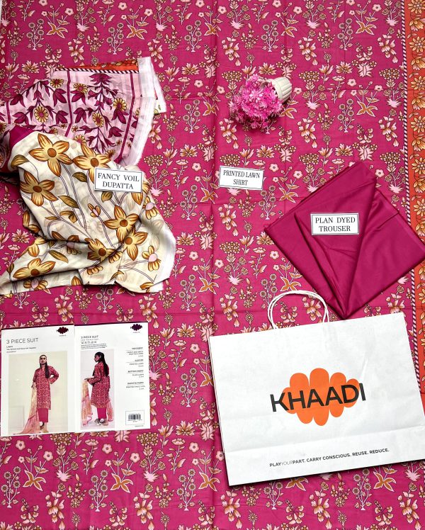 Khaadi Lawn 3 Pieces (suite Code 534 )