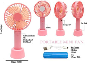 Handheld Mini Fan Portable USB Charging