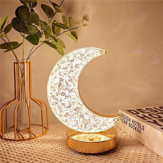 Moon Table Lamp Usb Chargeable (3 Shades)