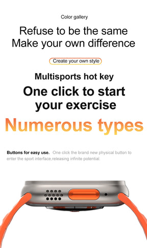 T900 Ultra 100% Original Waterproof Smart Watch Big 2.09