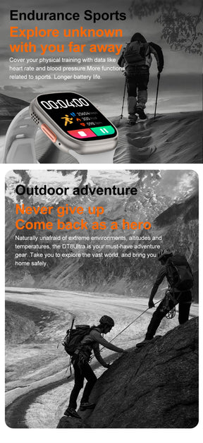 T900 Ultra 100% Original Waterproof Smart Watch Big 2.09