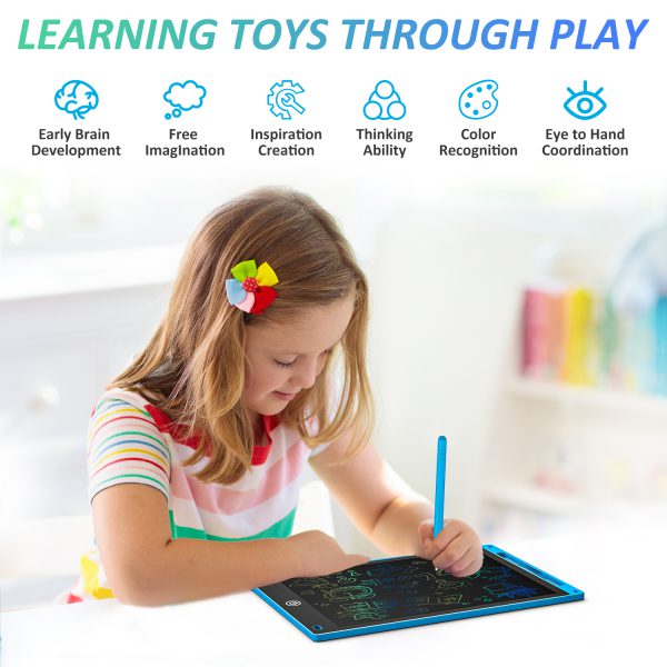 Drawing Tablet 8.5 Inch E-writing Tablet Multi Color