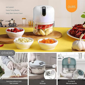 Rechargeable Kitchen Electric Food Processor Chopper